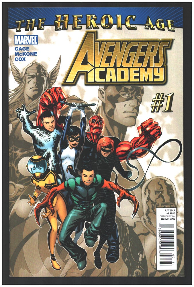 Item #34896 Avengers Academy #1. Christos Gage, Mike McKone.