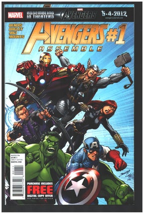 Item #34899 Avengers Assemble #1. Brian Michael Bendis, Mark Bagley