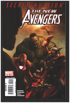 Item #34904 New Avengers #40. Brian Michael Bendis, Jim Cheung