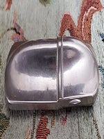 Victorian Nickel Spectacles Case Complete with Spectacles.