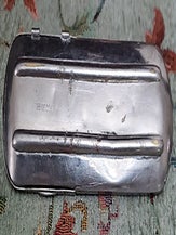 Victorian Nickel Spectacles Case Complete with Spectacles.