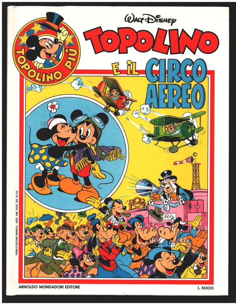 Item #34956 Topolino e il circo aereo. Sergio Asteriti.