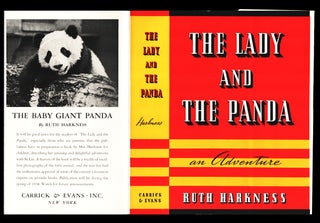 Item #34991 The Lady and the Panda: An Adventure. (Dustjacket Only). Ruth Harkness
