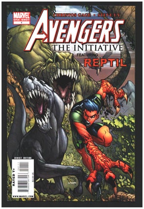 Item #34994 Avengers: The Initiative Featuring Reptil No. 1. Christos Gage, Steve Uy