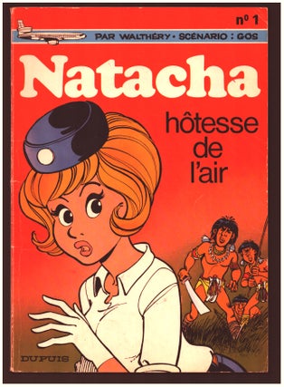 Natacha Six Volume Lot. Gos, Francois Walthery, Roland Goossens.