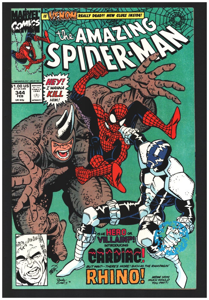 Item #34998 The Amazing Spider-Man #344. David Michelinie, Erik Larsen.