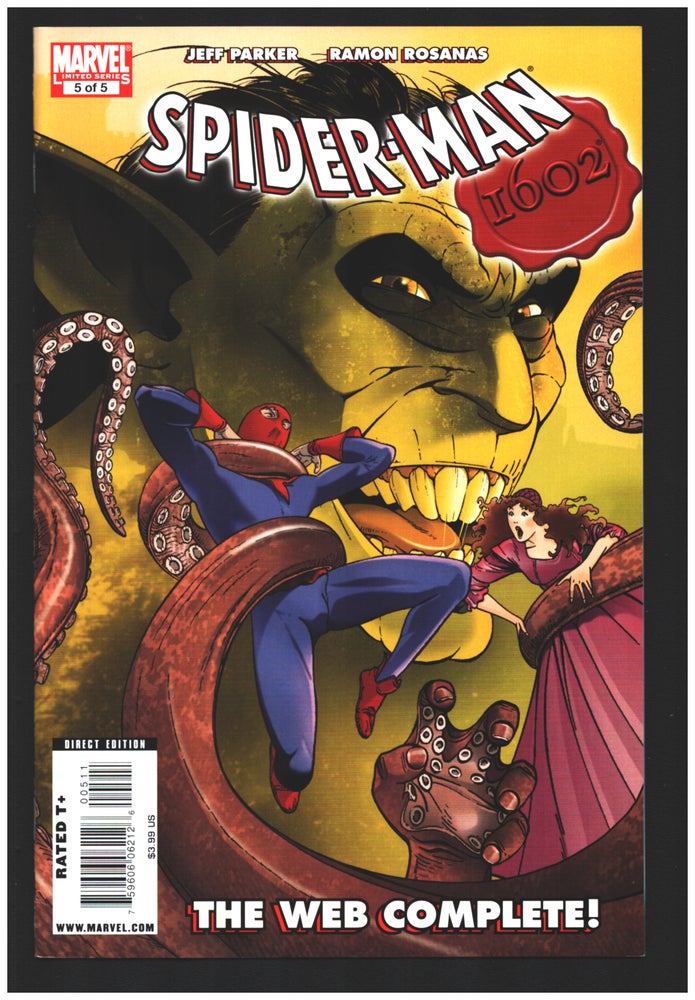 Item #35015 Spider-Man 1602 Complete Mini Series. Jeff Parker, Ramon Rosanas.