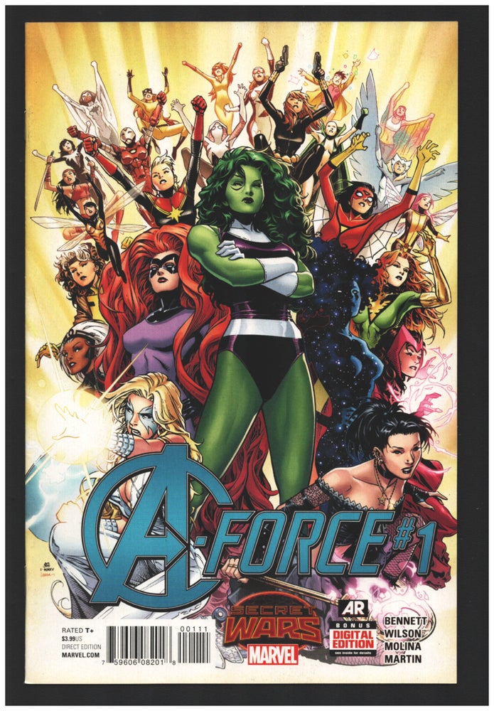 Item #35016 A-Force #1. C. Willow Wilson, Jorge Molina.