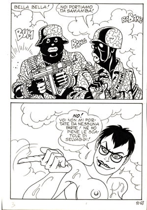 Item #35019 Magnus Necron #10 Page 63 Original Comic Art. Magnus, Roberto Raviola