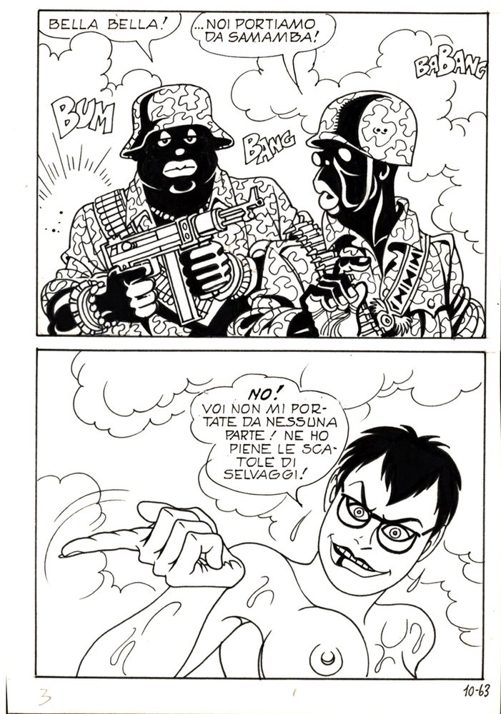 Item #35019 Magnus Necron #10 Page 63 Original Comic Art. Magnus, Roberto Raviola.