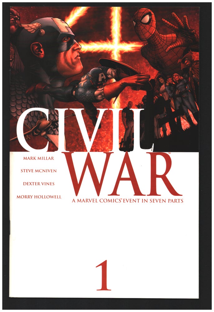 Item #35038 Civil War Complete Series. Mark Millar, Steve McNiven.