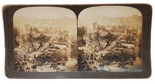 Item #35045 Four Stereoviews/Stereographs with Views of the San Francisco Earthquake. Keystone...