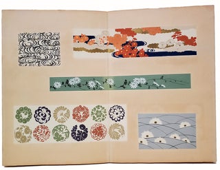 Japanese Leporello Zuan Book with Sixty-Four Woodblocks of Chrysanthemums.