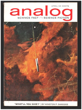 Item #35073 Iceberg from Earth in Analog Science Fact Science Fiction April 1963. J. T. McIntosh