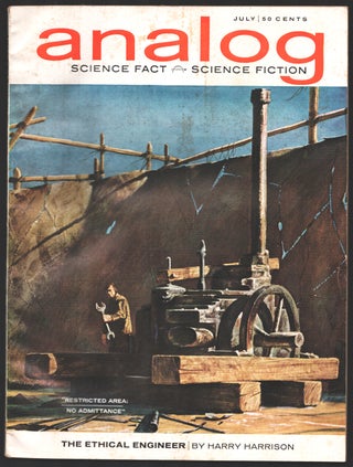 Item #35074 New Folks' Home in Analog Science Fact Science Fiction July 1963. Clifford D. Simak