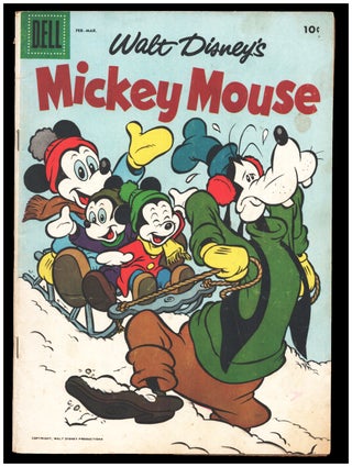 Item #35078 Mickey Mouse #52 Rare Double Cover. Paul Murry
