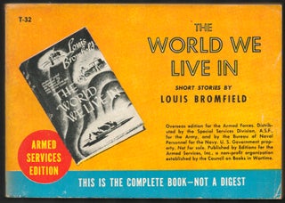Item #35143 The World We Live In. Louis Bromfield