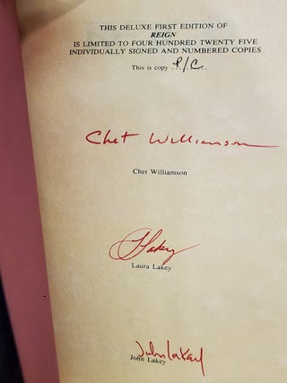 Reign. (Signed Limited Edition).