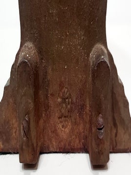 Vintage Bradley and Hubbard Cast Iron Floral Basket Door Stop.