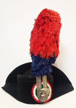 Item #35220 Vintage Carabinieri Full Dress Uniform Feluca (Bicorne) Hat. Italy - Military Uniforms