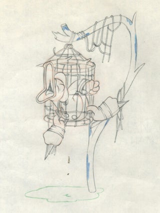 Item #35221 Donald Duck in The Hockey Champ Original Animation Drawing 2. Walt Disney
