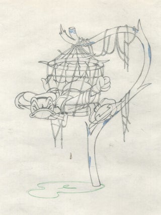Item #35222 Donald Duck in The Hockey Champ Original Animation Drawing 3. Walt Disney