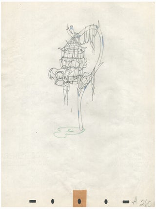 Donald Duck in The Hockey Champ Original Animation Drawing 3.