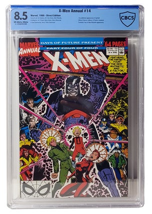 Item #35244 The X-Men Annual #14 CBCS 8.5. Chris Claremont, Arthur Adams