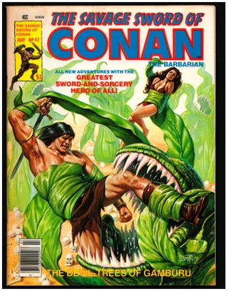 Item #35276 The Savage Sword of Conan #42. Roy Thomas, John Buscema