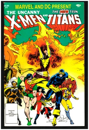 Item #35303 Marvel and DC Present Featuring the Uncanny X-Men and the New Teen Titans. Chris...