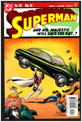 Item #35311 Superman #201. Dan Abnett, Andy Lanning, Karl Kerschl