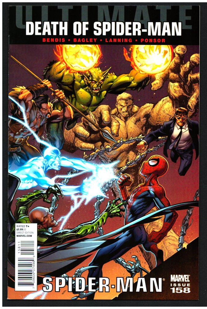 Item #35331 Ultimate Spider-Man #158. Brian Michael Bendis, Mark Bagley.