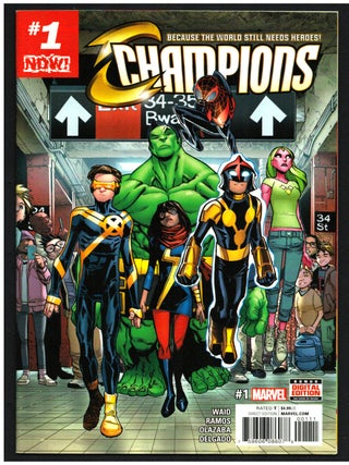 Item #35337 Champions #1. Mark Waid, Humberto Ramos