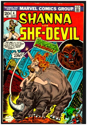 Item #35353 Shanna the She-Devil #4. Carole Seuling, Ross Andru
