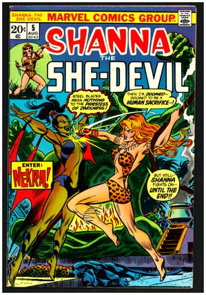 Item #35354 Shanna the She-Devil #5. Steve Gerber, Ross Andru