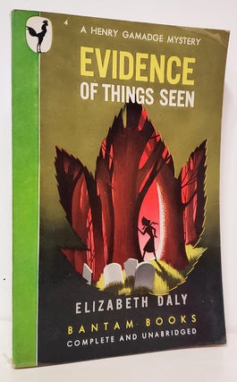 Item #35361 Evidence of Things Seen. Elizabeth Daly