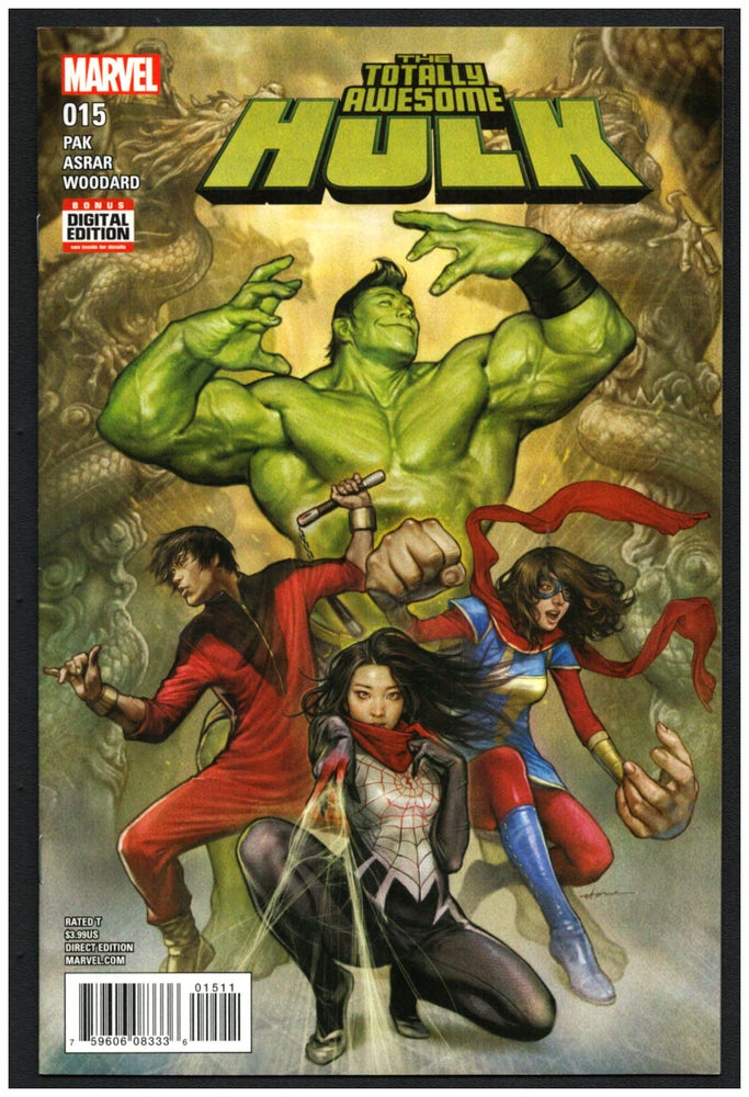 Item #35368 The Totally Awesome Hulk #15. Greg Pak, Mahmud Asrar.