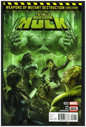 Item #35370 The Totally Awesome Hulk #22. Greg Pak, Robert Gill