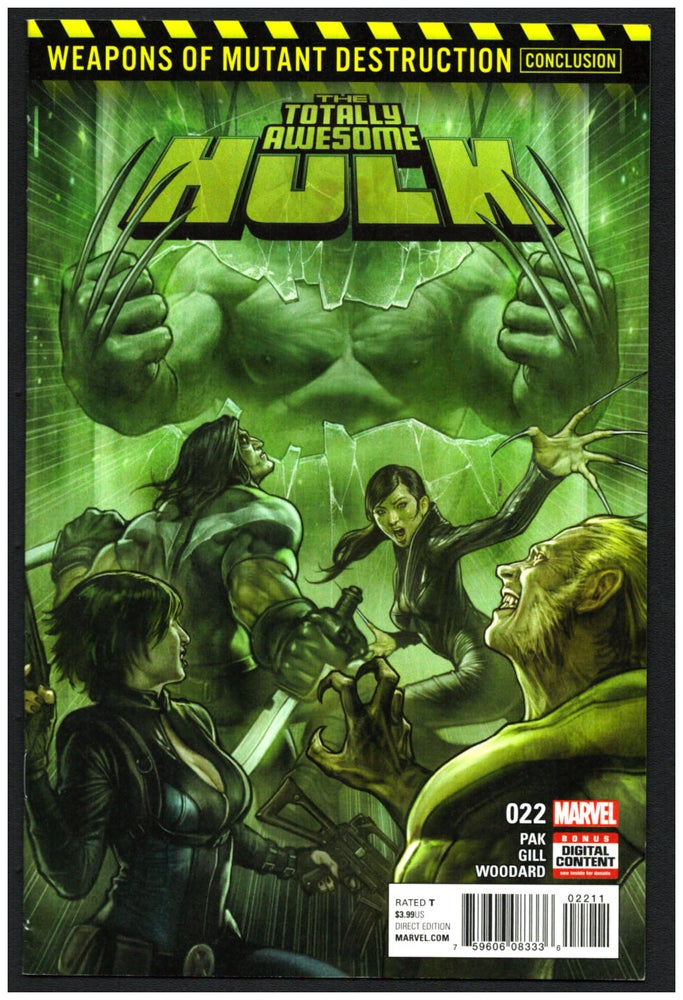 Item #35370 The Totally Awesome Hulk #22. Greg Pak, Robert Gill.