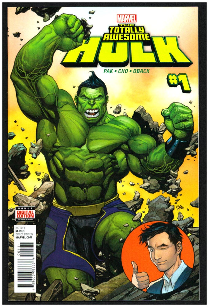 Item #35371 The Totally Awesome Hulk #1. Greg Pak, Frank Cho.