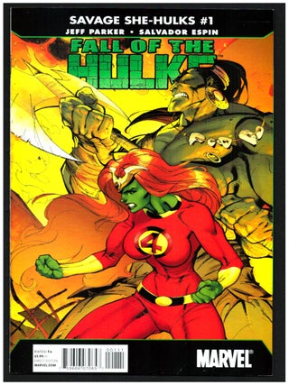 Item #35384 Savage She-Hulks Complete Mini Series. Jeff Parker, Salva Espin