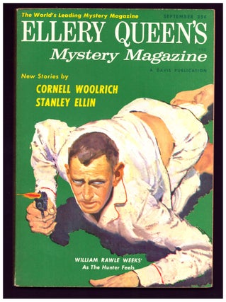 Item #35440 The Penny-a-Worder in Ellery Queen's Mystery Magazine September 1958. Cornell Woolrich