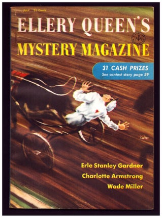 Item #35444 Killers Three: The Letter in Ellery Queen's Mystery Magazine July 1955. Fredric Brown
