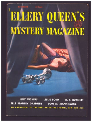Item #35452 The Man on the Iron Palings in Ellery Queen's Mystery Magazine December 1953. David...