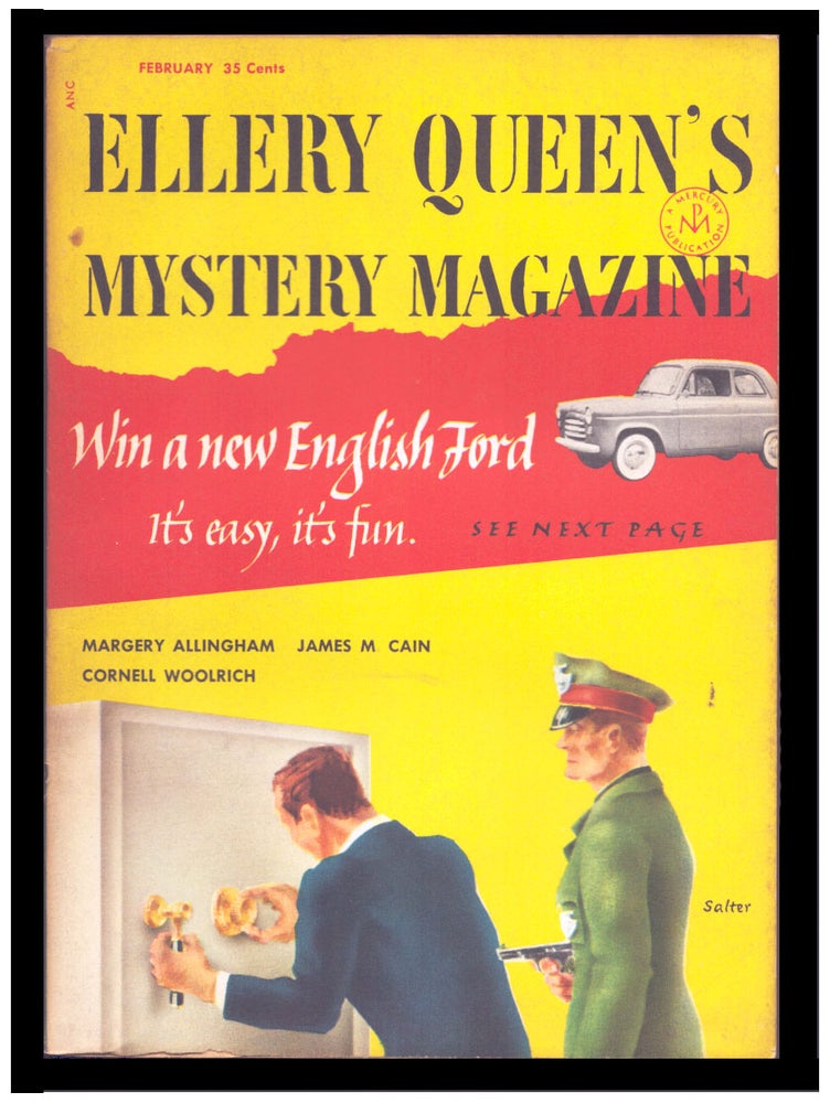 Item #35460 Meet Me by the Mannequin in Ellery Queen's Mystery Magazine February 1955. Cornell Woolrich.
