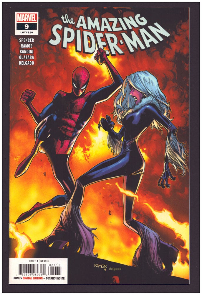 Item #35471 The Amazing Spider-Man #9. Nick Spencer, Humberto Ramos.