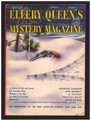 Item #35476 A Matter of Life and Death in Ellery Queen's Mystery Magazine January 1952. Georges...