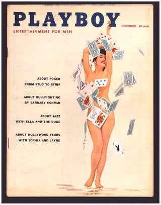 Item #35488 The Deadly Will to Win in Playboy November 1957. Charles Beaumont