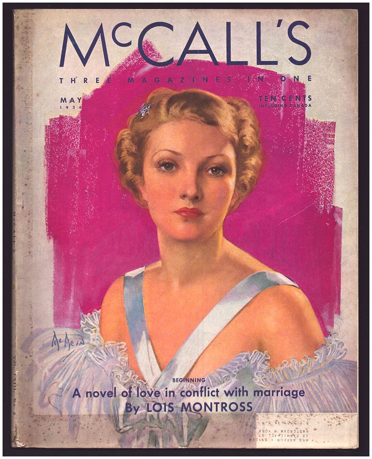 Item #35494 Rich Girl, Poor Girl Part 3 in McCall's Magazine May 1936. Faith Baldwin.