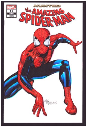 Item #35500 The Amazing Spider-Man #17 Blank Variant with Original Spider-Man Art by Joe St....